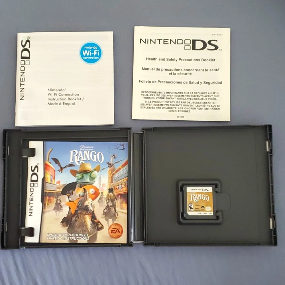 Rango Nintendo DS Game Complete in Box 2011 Video Game